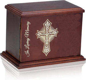 Urnas de cremación de madera de estilo americano moderno hechas a mano de gran calidad para adultos masculinos y femeninos urnas decorativas - Product Image 5