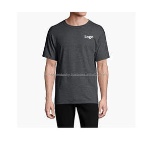 เสื้อยืดคอกลมระบายอากาศสำหรับผู้ชายผ้าคอตตอนสี100% แห้งเร็ว220ก. สั่งโลโก้แบรนด์ของคุณได้ตามต้องการ - Product Image 4