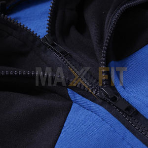 Maxfit เสื้อฮู้ดผู้ชายผ้าฝ้าย100% องค์กร maxfit คอลเลกชั่นแฟชั่นสีล้วน - Product Image 4