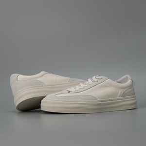 Zapatillas de lona vulcanizadas ligeras y cómodas para hombre y mujer, estilo casual, de caña baja con cordones - Product Image 4