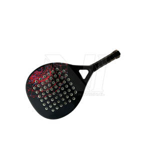 Raqueta de Pádel de Fibra de Carbono con Logotipo Personalizado de Alta Calidad, Forma de Diamante, Red de Nailon, Empuñadura de Fibra de Carbono, 355g, MOQ Bajo, Raqueta de Entrenamiento NAMZA - Product Image 3
