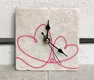 The CRAFT EXIM Luxury Natural <b>Marble</b> Quartz Art Deco Desk <b>Clock</b> Premium Handcrafted Decor for Home Office - Product Image 4