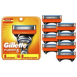 มีดโกนแบบเติมใบมีดสำหรับผู้ชาย Gillette5จำนวน12ชิ้นแผ่นสำหรับโกนขนสวมใส่สบาย - Product Image 1