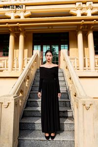 Formal Style <b>Dresses</b> <b>For</b> <b>Women</b> Special Neckline Keane Circular <b>Dress</b> 75% Rayon 25%Poly <b>Spring</b> 2025 <b>Women</b> Clothing Whiteant - Product Image 3