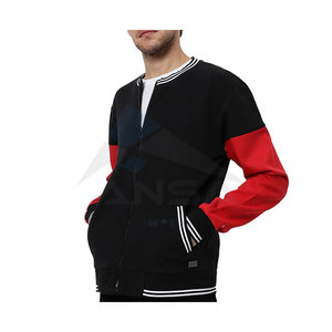 เสื้อแจ็คเก็ตวาร์ซิตี้ผู้ชายคุณภาพสูง ออกแบบเองได้ บริการ OEM ปรับแต่งได้ สวมใส่สบาย อุ่นในฤดูหนาว ราคาถูก - Product Image 1