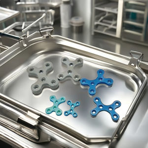 Pelat <span class=keywords><strong>Titanium</strong></span> berbentuk X kunci rekonstruktif untuk hewan peliharaan - Product Image 2