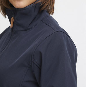 Chaqueta Softshell Estilo Blazer Azul Marino para Mujer, Personalizada al por Mayor, Impermeable, Cortavientos y Ligera, Ropa Deportiva para Correr al Aire Libre - Product Image 4