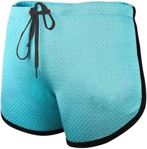 Short de basket-ball personnalisé de haute qualité grande taille pour hommes 5 pouces entrejambe décontracté maille solide motif Polyester plaine teint Shorts chauds - Product Image 6