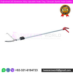 Pinza Profesional para Serpientes, Ajustable, de Aleación de Aluminio, Telescópica, con Mandíbula Ancha en Zigzag - Product Image 6