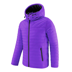 Vestes pour hommes Manteau bouffant à bulles Veste en coton portable réversible de haute qualité confortable à capuche pour hommes pour l'extérieur en nylon personnalisée - Product Image 5