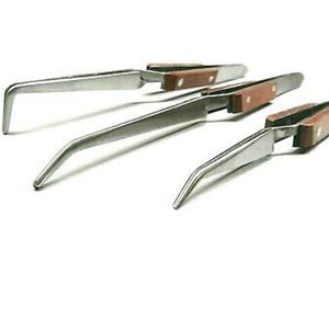 Piece Fiber <b>Grip</b> Soldering Tweezer Set Self-Closing Jewelry Repair Making - Product Image 3