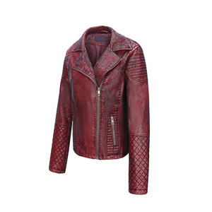 Chaquetas de Cuero Genuino para Mujer a Bajo Precio - Diseño de Punto Transpirable, Colores y Tallas Personalizadas, Nuevo Modelo de Moda - Product Image 2
