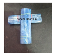 Manche de couteau en corne de bufflon d'eau, poli, fabriqué avec amour et au design antique, en corne de vache de qualité supérieure pour une durabilité accrue, provenant d'Inde.