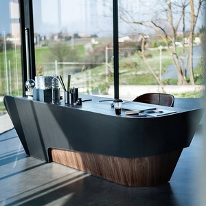 Modern Luxury Modular Executive <b>Desk</b> <b>Large</b> L Shaped Wooden Boss Office Table Design - Product Image 5