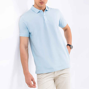 เสื้อโปโลแบบนิ่มสำหรับผู้ชายเสื้อโปโลแบบถักนิตติ้งสำหรับผู้ชาย - Product Image 3