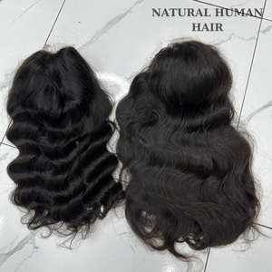 Prix de gros perruques pour femmes noires Naturelle droit HD dentelle frontale Fashion Design perruque cheveux humains dentelle frontale fermeture perruques - Product Image 1