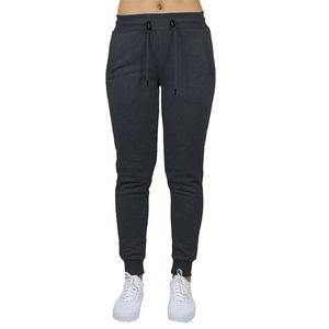 Pantalon de survêtement 100% coton pour femmes Streetwear pantalon à cordon de serrage à taille moyenne pantalon plat personnalisé impression de Logo respirant OEM pantalon pour femmes - Product Image 2