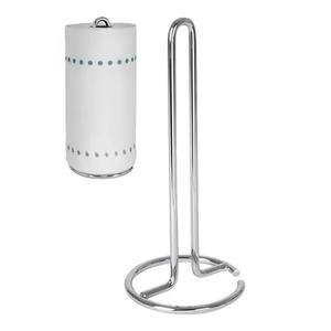 Stainless Steel Paper <b>Towel</b> Holder <b>Stand</b> With Weighted Base and Decorative Top Modern Kitchen Organizer Hot Sale Durable Design - Product Image 3