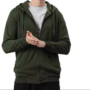 Sweats à capuche brodés de créateurs pullover uni pour hommes sweats à capuche personnalisés logo personnalisé sweats à capuche courts unisexe 100% coton - Product Image 1