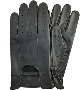 Venta al por mayor de guantes de cuero de los hombres de calidad superior de Pakistán pantalla táctil compatible precio barato para uso al aire libre de moda - Product Image 4