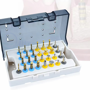 Kit de 29 Piezas de Fresas para Osteodensificación Quirúrgica Intensa con Disco de Sierra para Hueso, Membrana y Fresas con Recubrimiento de Diamante para Implantología - Product Image 2