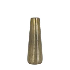 Vase à fleurs en métal de décoration à la main de conception élégante en or antique Vase en métal d'exportateur en gros pour l'occasion - Product Image 4