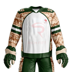 Conjunto de uniforme de hockey sobre hielo para adultos con logotipo personalizado de calidad superior para hombre, ropa deportiva personalizada con nombre de equipo - Product Image 4