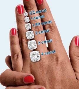 Wholesale Aniva CC031 2.00 Ct IGI Certified Lab Grown Diamond VVS1 D Color Brilliant Cut <b>Cushion</b> Oval Loose HPHT CVD - Product Image 5