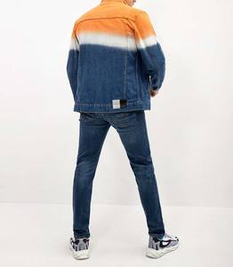 La mejor chaqueta vaquera de tendencia para hombres a bajo precio, Chaquetas vaqueras Oem con botones cubiertos sostenibles transpirables para hombres de Pakistán - Product Image 4