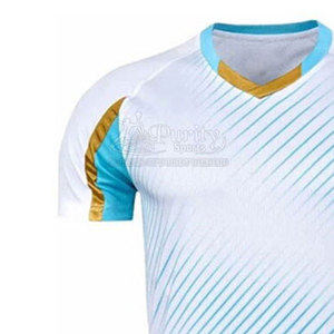 Camiseta y pantalones cortos de fútbol transpirables con logotipo personalizado, ropa deportiva profesional, uniforme de fútbol a la venta en línea - Product Image 5