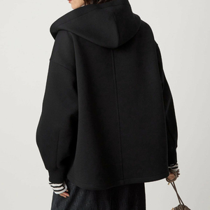 Prix d'usine – Nouveauté tendance : sweat à capuche zippé 2026 pour femme, personnalisé, de haute qualité, décontracté, respirant, coupe oversize, à prix abordable - Product Image 3