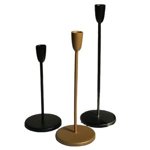 Bougeoir style nordique moderne, chandelier en métal, support de bougie de luxe pour décoration de maison - Product Image 1