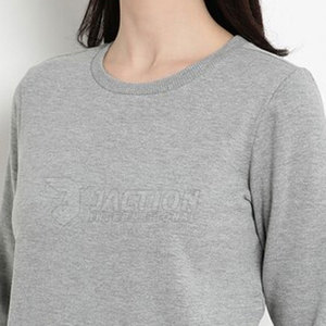 Sudaderas de manga larga de buena calidad para mujer, sudaderas de gran tamaño para mujer, sudaderas de algodón y poliéster para mujer - Product Image 4