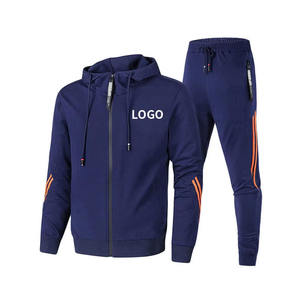 Ensemble de survêtement deux pièces pour homme, en molleton léger, chaud, respirant, à séchage rapide, pantalon de sport, sweat-shirt décontracté pour l'hiver, pour l'extérieur - Product Image 4