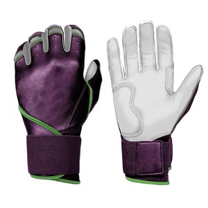 Gants de frappe de baseball de haute qualité avec logo personnalisé, conception OEM, vente en gros de gants de frappe de baseball pour hommes - Product Image 1