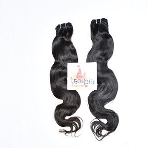 Máquina alineada para cutículas, máquina virgen de templo indio de onda profunda de doble trama, procesamiento de doble trama, cabello humano no tejido - Product Image 4