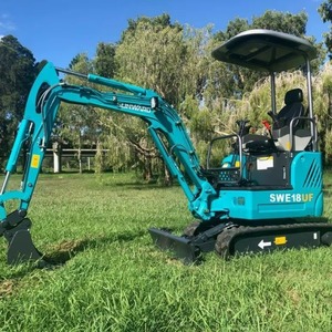 Mini-excavatrice sur chenilles Sunward SW60UF de 3,5 tonnes, excavatrice compacte pour travaux de construction et agricoles, SWE18UF, godet de 0,12 m³ - Product Image 5