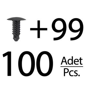 Clips de fixation pour pare-chocs et garnitures de coffre pour Ford, Lincoln, Buick - 100 pièces - Product Image 1