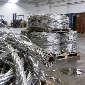 เศษลวดอะลูมิเนียม 6063 ความบริสุทธิ์สูง ชิ้นส่วนลวดอะลูมิเนียมสีเงาในห่ออัดสำหรับโรงหลอม - Product Image 5