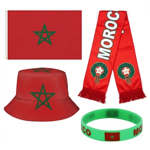 Articles de Fan de Football Mondial Maroc 2026 : Accessoires, Marchandises, Souvenirs, Drapeaux, Chapeaux, Casquettes, Écharpes, Bracelets, Ensembles, Cadeaux de la Zone des Fans - Product Image 1