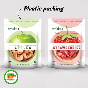 Sacs refermables en PE avec fermeture éclair pour collations, noix et fruits secs |   Impression personnalisée OEM Usine Vietnam - Product Image 3