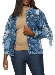 High Street Style Girls Chaqueta de mezclilla recortada Invierno Mujer Nuevo modelo Cierre de doble botonadura Argyle Servicio OEM disponible - Product Image 2