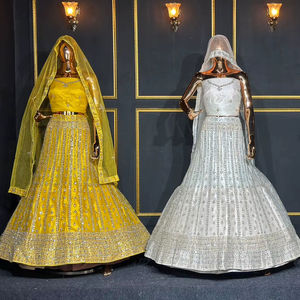 Collection Choli Filet Complet avec Broderie en Miroir Dori et Pierres Jarkan en 20 Options de Couleur et 10 Nouveaux Designs - Product Image 1