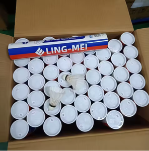 Oferta 2026 para Ling-Mei LM 90 Pro, Raqueta de Bádminton Profesional con Pluma de Ganso Natural y Corcho, Garantía de 3 Años - Product Image 1