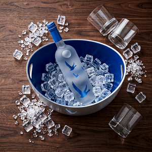 <b>Beer</b> Ice Bucket 4 <b>Bottles</b> Matte for Hotel and Lounge, Factory Direct, OEM Custom - Product Image 6