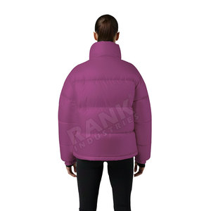 เสื้อแจ็คเก็ตบับเบิ้ลผู้หญิงทรงหนา ให้ความอบอุ่น เหมาะสำหรับอากาศหนาวและกิจกรรมกลางแจ้ง - Product Image 2