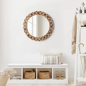 Hot Selling Custom Design Wall Decorative <b>Mirror</b> High Quality Modern <b>Wood</b> for Bathroom Home Decor - Product Image 5