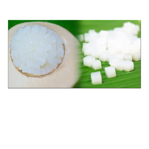 Postre de Gelatina de Coco Tropical, Cubos Frescos de Nata de Coco en Almíbar - Product Image 1