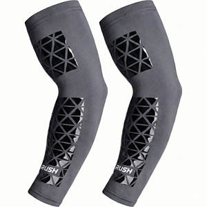 Mangas deportivas de compresión con colores personalizados de la marca, diseño propio, transpirables, con protección UV, para baloncesto, correr, soporte para el codo, manga para el brazo. - Product Image 5