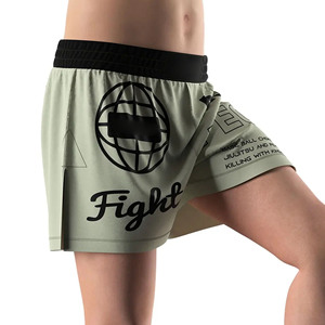 Mejor Material de seda pantalones cortos de boxeo de alta calidad precio de fábrica pantalones cortos de boxeo para la venta logotipo personalizado de fábrica al por mayor deporte hombres BOXIN - Product Image 2